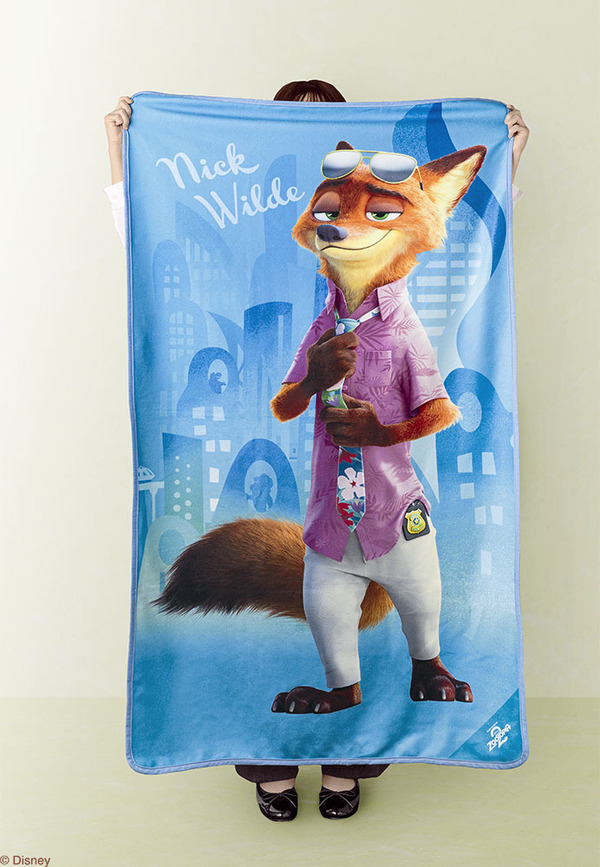 ズートピア/等身大ブランケット 2,300円(本体価格2,091円)