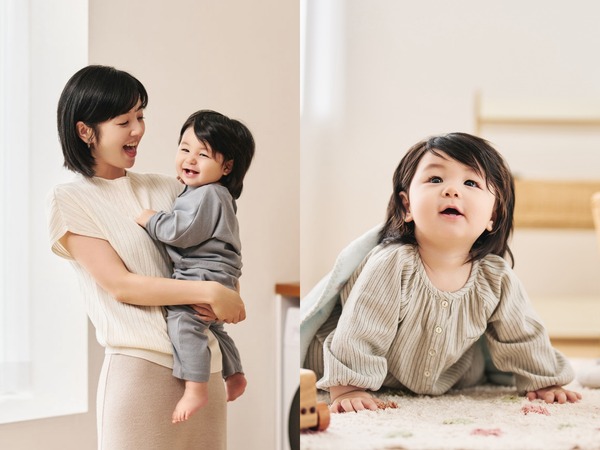 俳優シム・ヒョンタクの18歳年下日本人妻サヤさん・息子ハルちゃんが広告デビュー！「世界一可愛い」