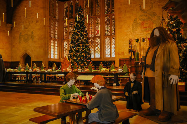 大広間「ホグワーツ・イン・ザ・スノー」Warner Bros. Studio Tour Tokyo – The Making of Harry Potter.