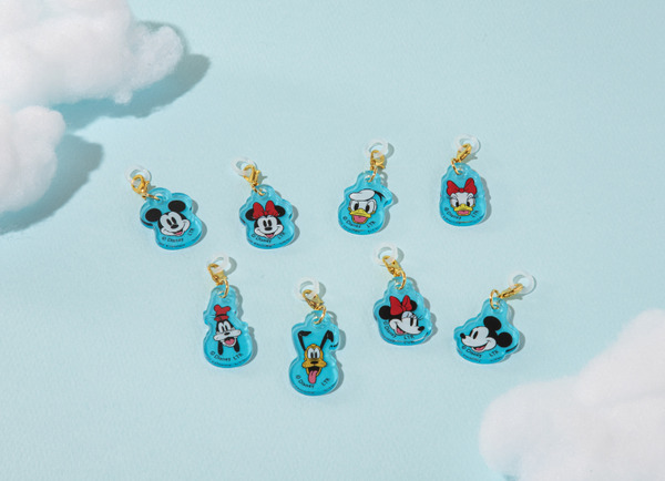 ストローチャーム（ランダム8種）　　税込660円「ミッキー＆フレンズ」OH MY CAFE MINI©Disney