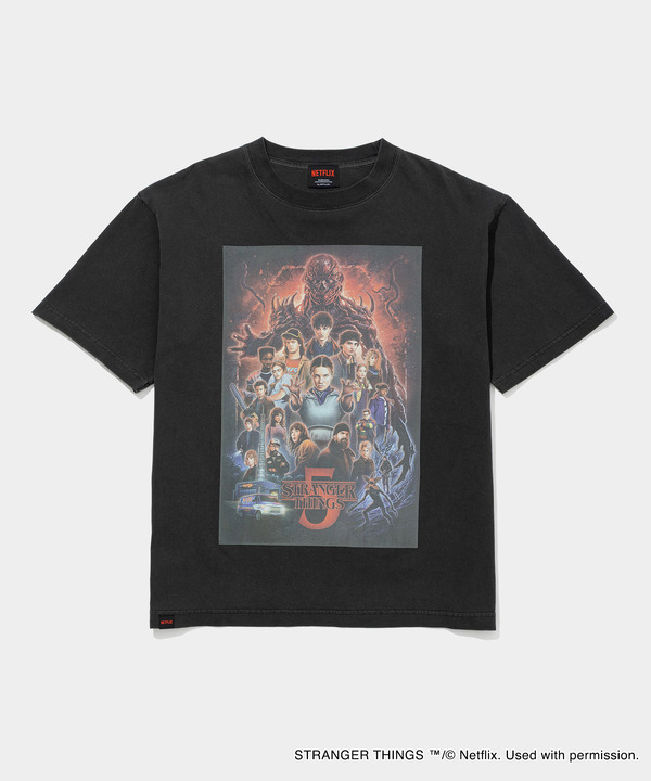 PIGMENT SEASON5 TEE　￥7,700（税込）SIZE：S-XL「VA | STRANGER THINGS HOUSE（ヴイエーストレンジャーシングスハウス）」