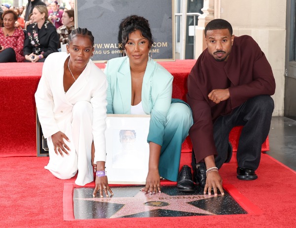 レティーシャ・ライト、シモーネ・ボーズマン、マイケル・B・ジョーダン Photo by JC Olivera/Variety via Getty Images