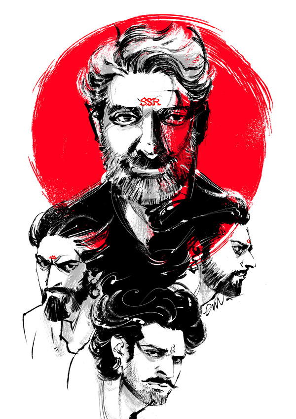 『バーフバリ エピック4K』公開記念メモリアルブック／えすとえむ描き下ろしイラスト