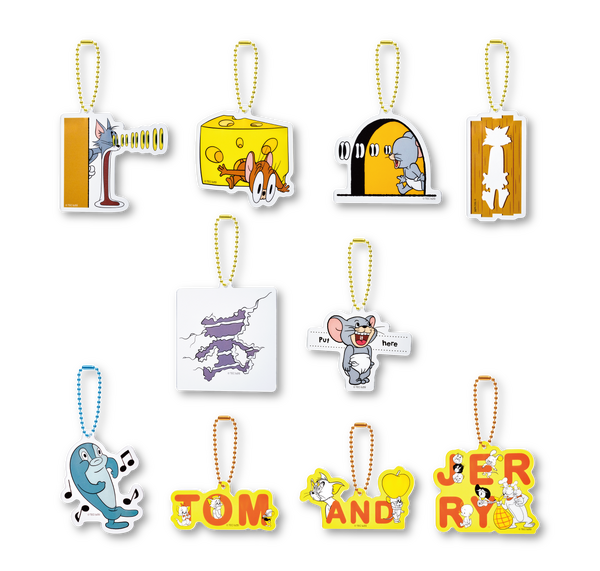 Happyくじ「TOM and JERRY FUNNY ART!」E賞アクリルキーホルダー