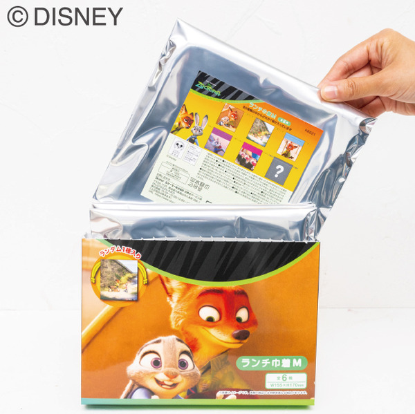 映画『ズートピア』および最新作『ズートピア2』ランチ巾着ブラインドパッケージ