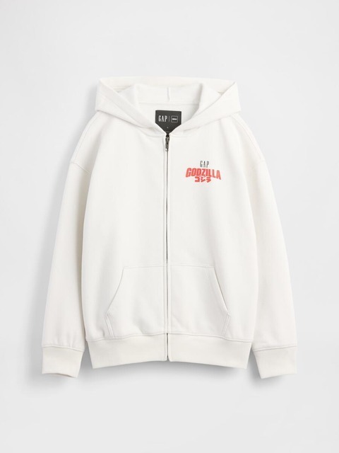 ゴジラ ヴィンテージソフトグラフィック GAPロゴ ジップアップパーカー　7,990円 (税込み)