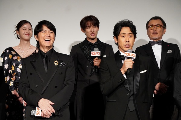 福山雅治、大泉洋、松本若菜、吉田鋼太郎、向井康二『映画ラストマン -FIRST LOVE-』完成披露試写会