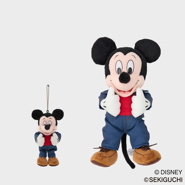 ＜Disney SERIES CREATED by MUS＞左：OMTSD マスコット/ミッキー 3,850円、右：OMTSD　ぬいぐるみ /ミッキー 7,700円
