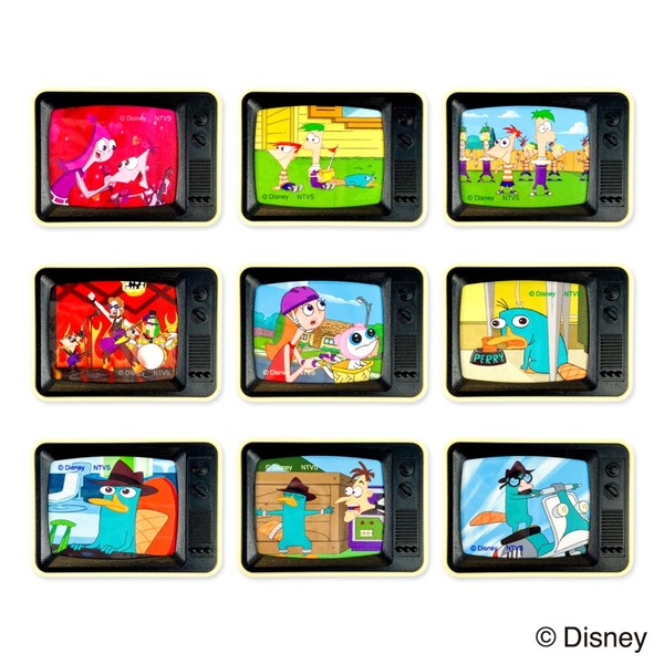 フィニアスとファーブ マグネットコレクション(全9種) 各880円