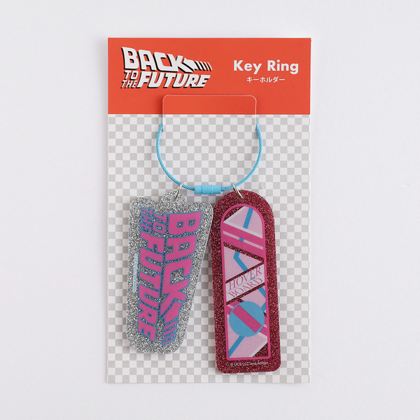 2連アクリルキーホルダー　ホバーボード