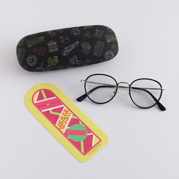 メガネケース＆クロスセット　ブラック