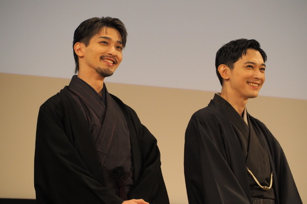 横浜流星、吉沢亮／『国宝』歌舞伎座大晦日特別上映会