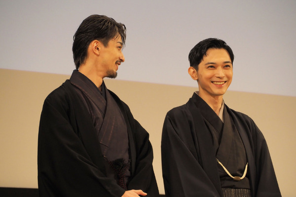 横浜流星、吉沢亮／『国宝』歌舞伎座大晦日特別上映会