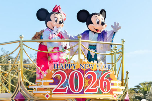 ディズニー、和服姿のミッキー＆ミニーが新年のごあいさつ！新アンバサダー就任のお披露目もサプライズで