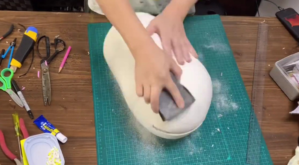 やすりをかけてフォルムにこだわったそう／投稿主さん提供