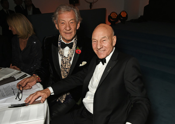 イアン・マッケラン＆パトリック・スチュワート　Photo by David M. Benett/Dave Benett/Getty Images