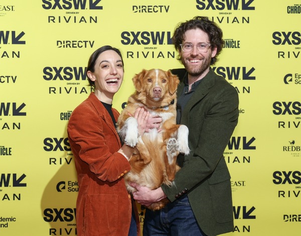 カリ・フィッシャー、インディ、ベン・レオンバーグ監督 Photo by Diego Donamaria/SXSW Conference & Festivals via Getty Images