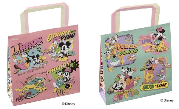 ＜ディズニー＞ハピネスバッグ　左：表面　右：裏面