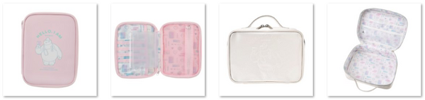 ポーチ　2,500円/ バニティポーチ　4,200円© Disney