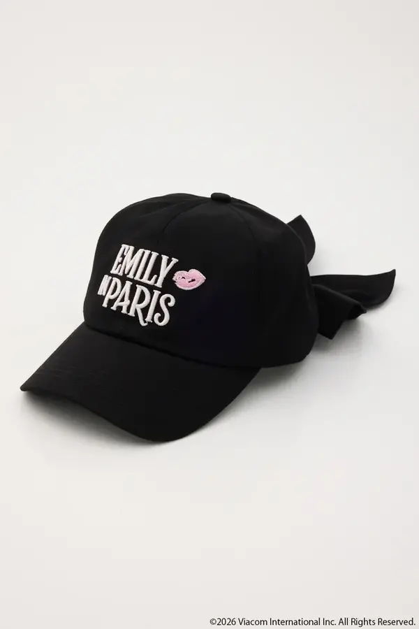 【Emily in Paris】キャップ　※リボン取り外し可