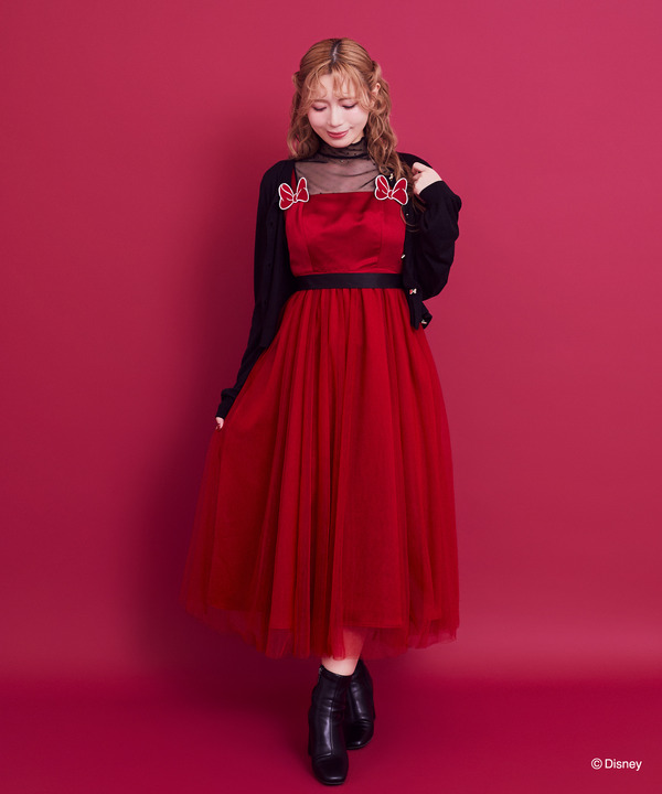 ミニー／リボンキャミワンピース（Red）￥14,500