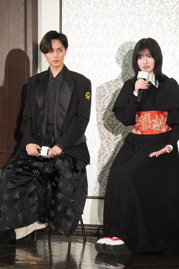 永瀬廉、吉川愛『鬼の花嫁』製作報告会見