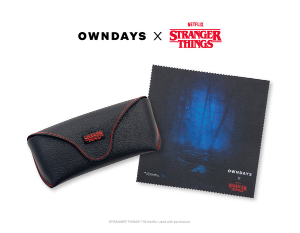 OWNDAYS × Stranger Things限定のアイウェアケースとクロス