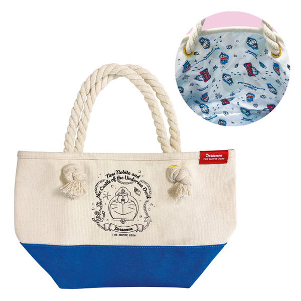 『映画ドラえもん 新・のび太の海底鬼岩城』イオンシネマ限定グッズ「ミニトートバッグ」