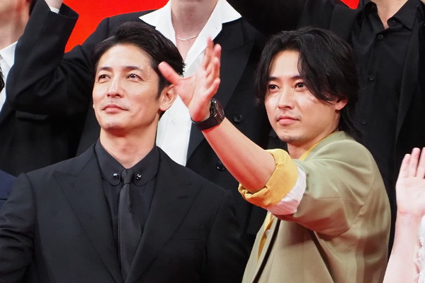 玉木宏、山崎賢人『ゴールデンカムイ 網走監獄襲撃編』完成披露試写会