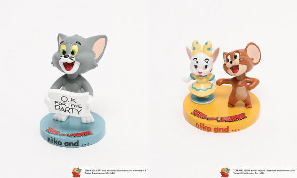 ボブルヘッド　3,740円（税込）グレー／ブラウン「トムとジェリー」×「niko and ...」コラボレーション
