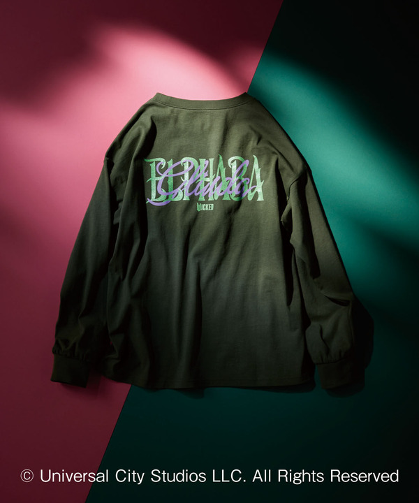 THREE FIFTY STANDARD　【WICKED】二人が交わるロゴプリントTシャツ〈グリーン〉