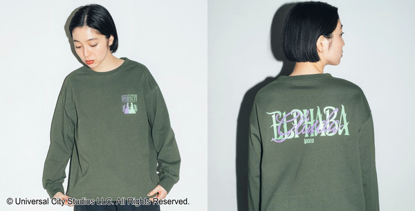 THREE FIFTY STANDARD　【WICKED】二人が交わるロゴプリントTシャツ〈グリーン〉