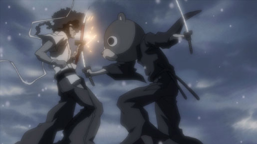 『アフロサムライ』 -(C) 2006 岡崎能士・GONZO / サムライプロジェクト