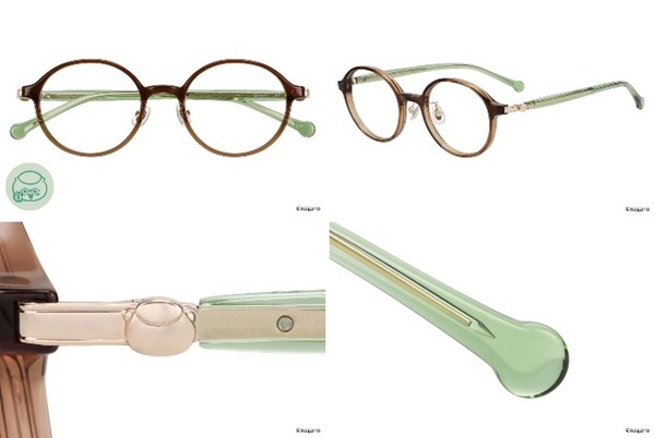 ZA261003_48A1　¥12,200（税抜き ¥11,091）（セットレンズ代込）「Zoff｜ちいかわ」＃くりまんじゅうモデルダイカットクロス