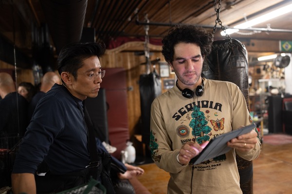 『スマッシング・マシーン』メイキング ©2025 Real Hero Rights LLC