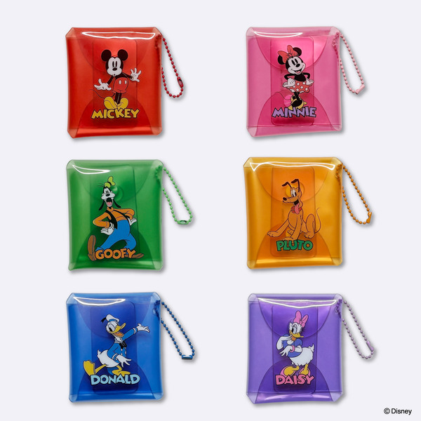 ミッキー＆フレンズ クリアポーチ　各110円（税込）
