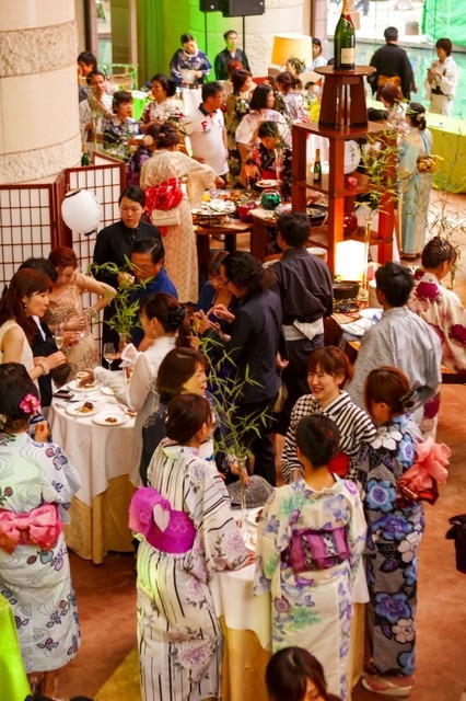 浴衣で粋にシャンパンを。「浴衣でモエ・エ・シャンドン」が東京、名古屋、福岡で開催