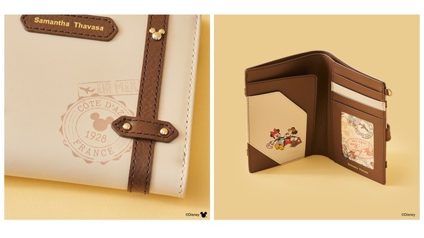 折財布　Samantha Thavasa ／DISNEY DREAM TRAVELコレクション「ミッキー＆ミニー」