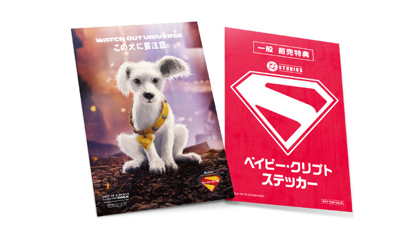 ムビチケ特典：ベイビー・クリプトステッカー『スーパーガール』© & TM DC © 2026 WBEI