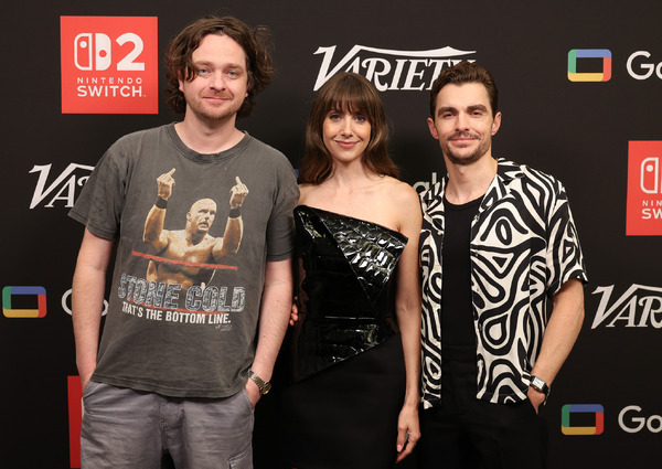 マイケル・シャンクス監督、アリソン・ブリー、デイヴ・フランコ　Photo by Katie Jones/Variety via Getty Images