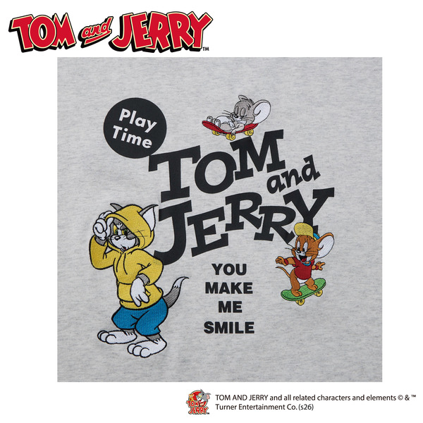 トムとジェリー後ろ半袖Ｔシャツ