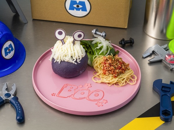 ＜ブー＞モンスター？パスタプレート　　税込2,090円「モンスターズ・インク」OH MY CAFE(C)Disney/Pixar