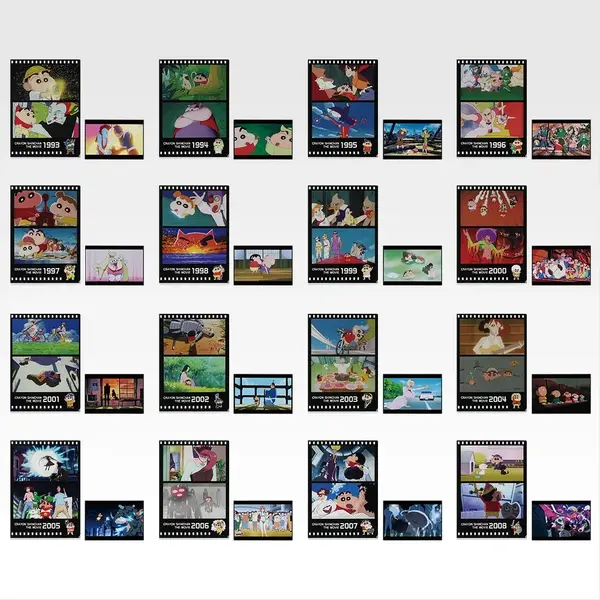 H賞 クリアファイル＆ポストカードセット -1993～2008-©臼井儀人／双葉社・シンエイ・テレビ朝日・ＡＤＫ 1993-2025