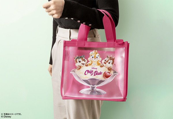 チップ＆デール/クリアメッシュバッグ　2,090円(本体価格1,900円)