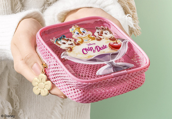 チップ＆デール/クリアメッシュポーチ　2,090円(本体価格1,900円)