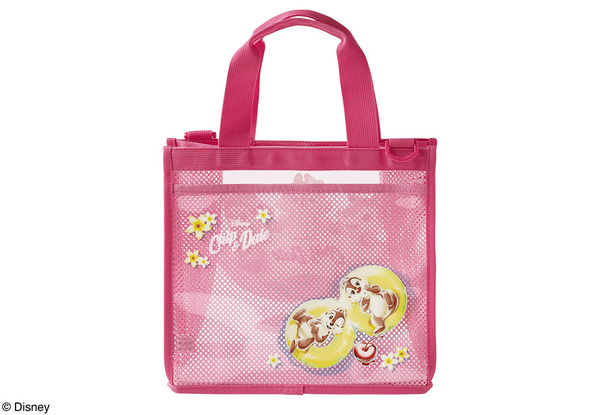 チップ＆デール/クリアメッシュバッグ　2,090円(本体価格1,900円)