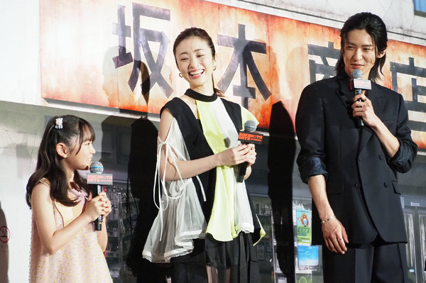 吉本実由、上戸彩、目黒蓮／『SAKAMOTO DAYS』初日舞台挨拶