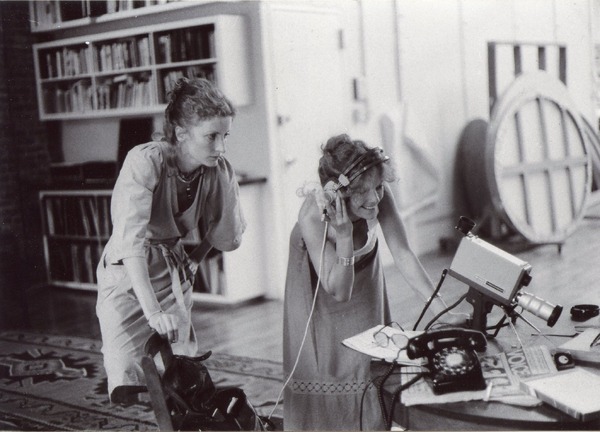 『美しく、黙りなさい』メイキング ©Families Seyrig and Roussopoulos Archive / Centre audiovisuel Simone de Beauvoir