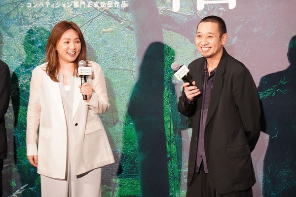 「千鳥」大悟、野呂佳代／『箱の中の羊』完成披露試写会