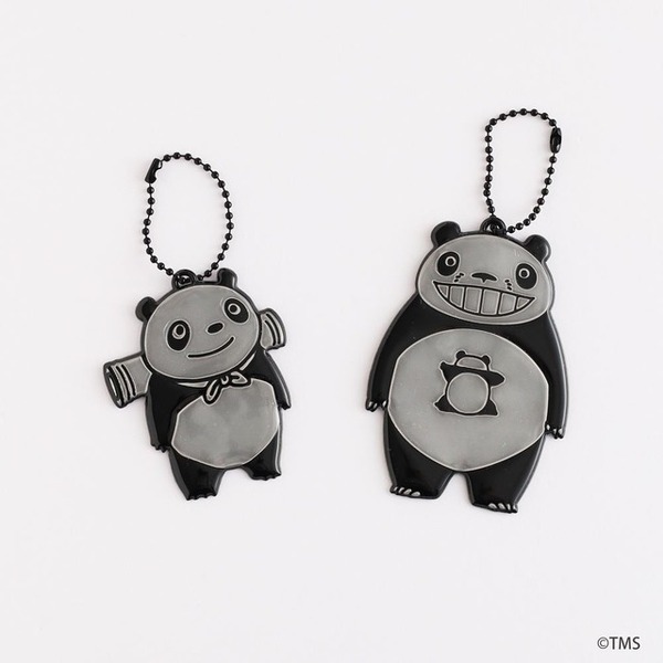 「パンダコパンダ」リフレクターキーホルダー　各￥990 (税込)